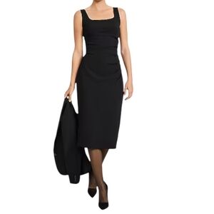 Elegant Black Sleeveless Dress